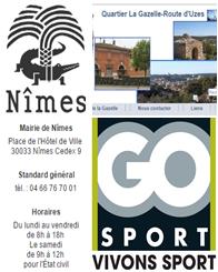 Partenaires: GO SPORT,  Comité du Quartier de la Gazelle et Nîmes Service des Sports